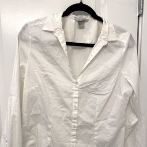 HM White Button down shirt